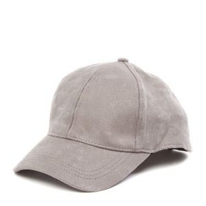 NWT August Hat Faux Suede Baseball Cap